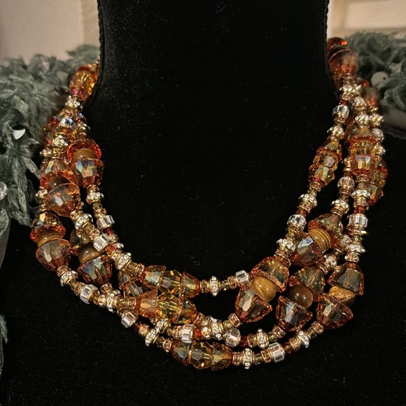 Fantastic XL Authentic Swarovski Long beaded Crystal Necklace NEW $1800 - Picture 15 of 16